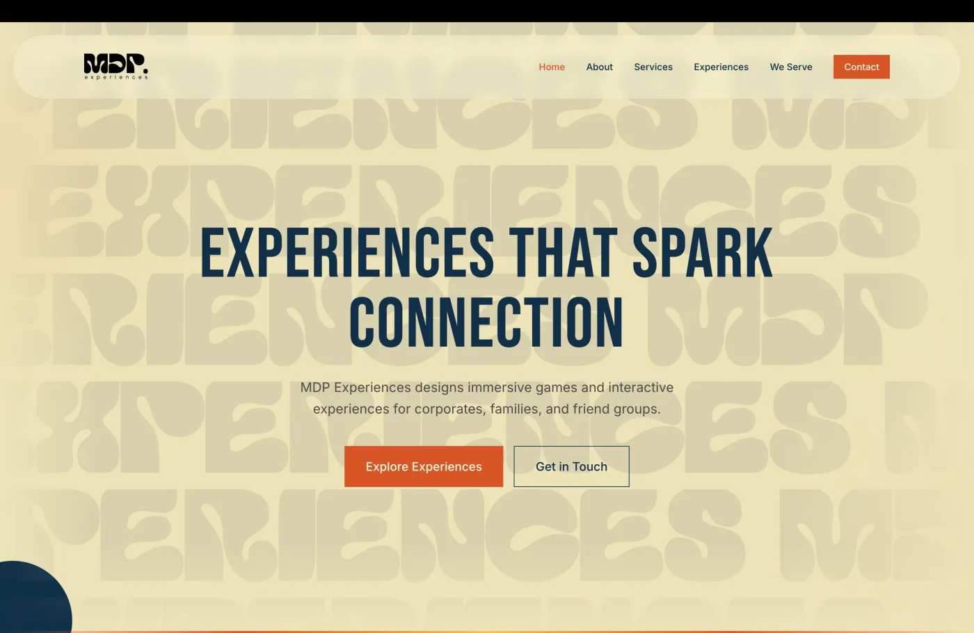 MDP Experiences